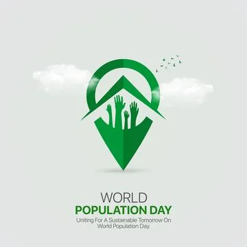 World Population Day creative ads design.World Population Day,11july, vecto.. Stock Illustration
