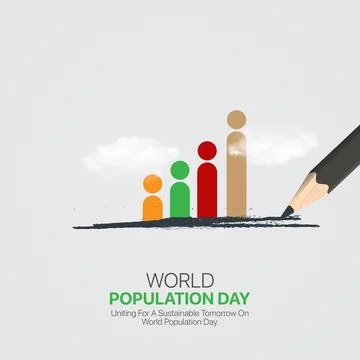 World Population Day creative ads design.World Population Day,11july, vecto.. Stock Illustration