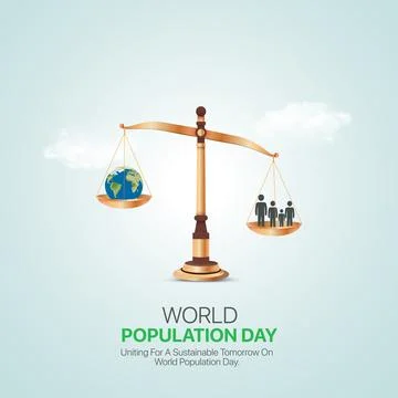 World Population Day creative ads design.World Population Day,11july, vecto.. Stock Illustration