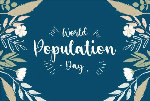 World Population Day Stock Illustration