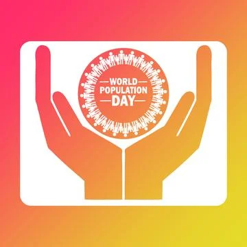 World Population Day Vector Illustration Stock Illustration