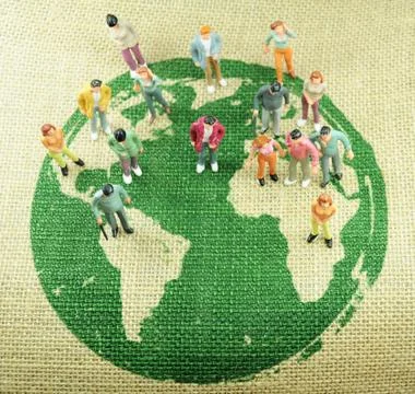 World population Stock Photos