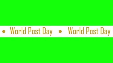 World Post Day Stock Footage 332552683