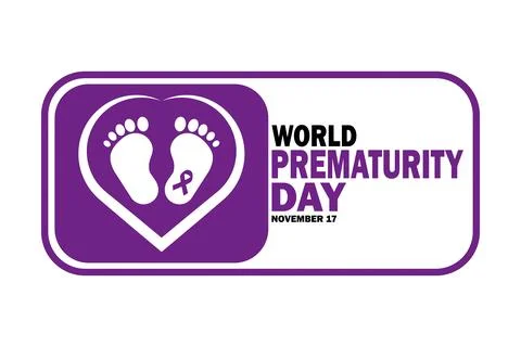 World Prematurity Day Vector illustration Illustration