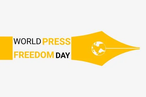 World Press Freedom Day vector illustration Illustrazione stock