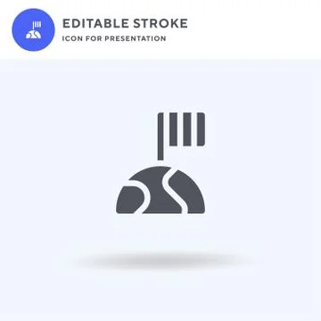 World Pride Day icon vector, filled flat sign, solid pictogram isolated on white Illustrazione stock