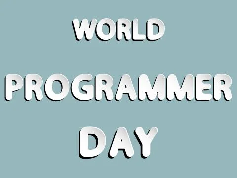 World Programmer Day Stock-Illustration