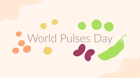 World Pulses Day Vídeo Stock 335639834