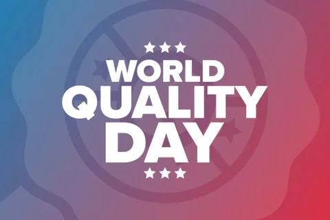 World Quality Day. Second Thursday in November. Holiday concept. Template for Stock Illustration