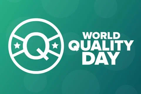 World Quality Day. Second Thursday in November. Holiday concept. Template for Stock Illustration