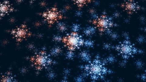 World of quantum mechanics computer generated abstract background Stock-Illustration