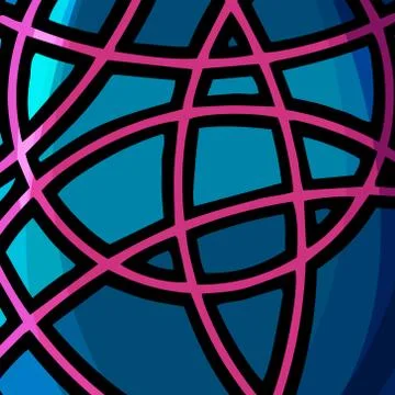 World Quarantine 2020 background macro virus, daeth Stock Illustration