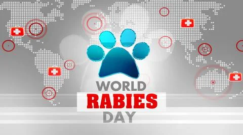 World Rabies Day Stock Illustration