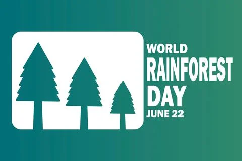 World Rainforest Day Stock-Illustration