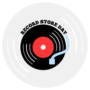 World Record Store Day Design Template Vector Illustration. Illustrazione stock