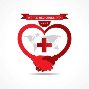 World Red Cross Day Concept celebrates on 8th may Stock Illustration