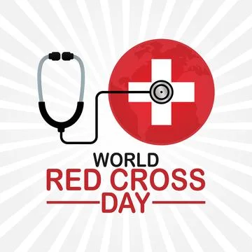 World Red Cross Day Illustrazione stock