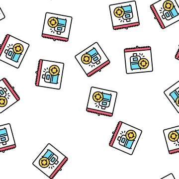 World refugee day vector seamless pattern 库存插图