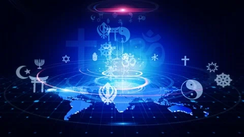 World Religion Concept Stock Footage 162443037
