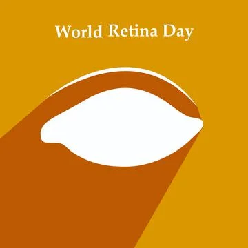 World Retina Day background Illustrazione stock