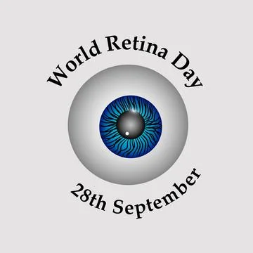 World Retina Day background Stock-Illustration
