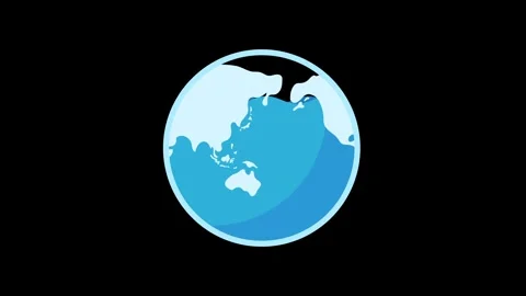 The world that revolves around itself Conserving ocean water to protect the.. Video stock 240595810