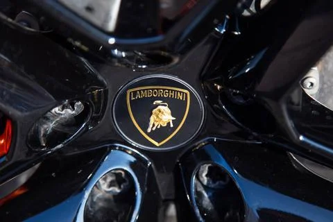  World s First Learner Lamborghini spotted in Kentish Town - London 25th O... Stock Photos
