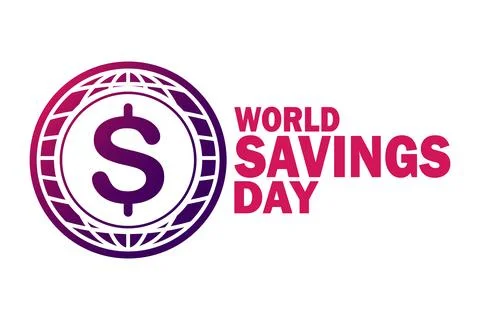 World Savings Day Stock-Illustration