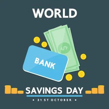 World savings day , vector design Stock Illustration