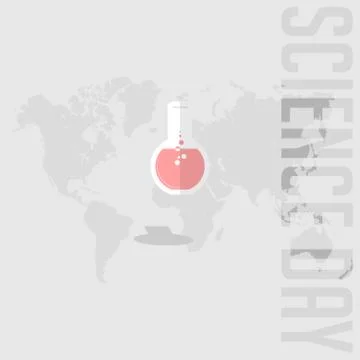 World Science Day Stock Illustration