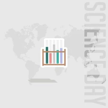 World Science Day Stock Illustration