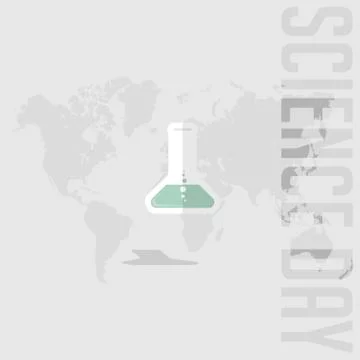 World Science Day Stock Illustration