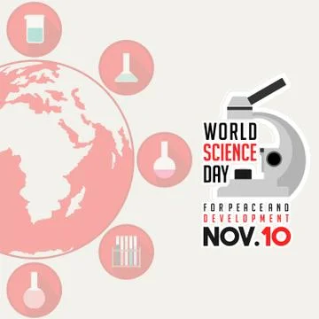 World Science Day Stock Illustration