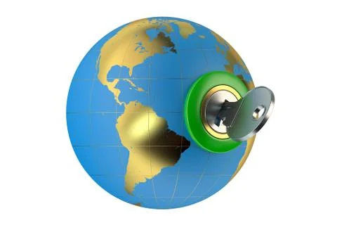 World security concept Stock Illustration