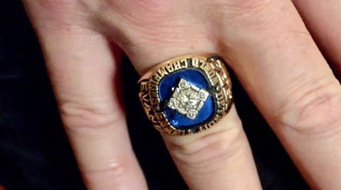 World Series Ring fixed Stock Footage 48330032