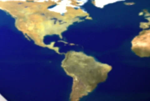 world in shape of heart and hands Stock Footage 557955