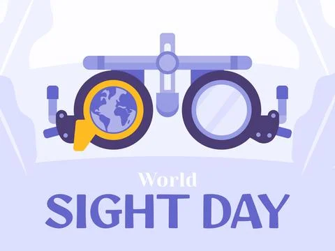 World Sight Day Concept. Flat Illustration Stock Illustration