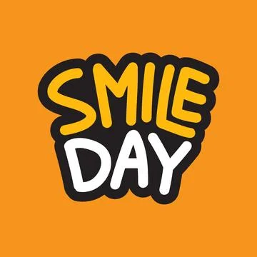 World Smile Day Vector Template Design Illustration. Smile day Stock Illustration