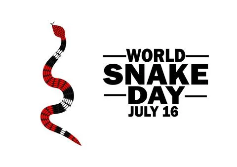 World Snake Day Ilustración de archivo