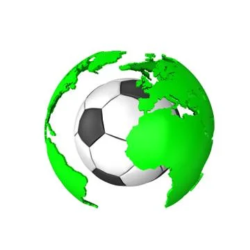World of soccer Stock Illustration