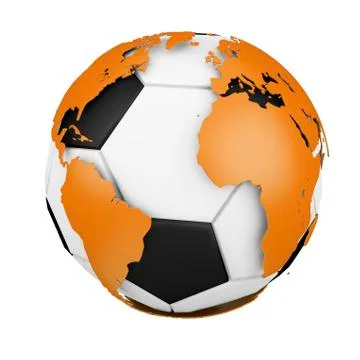 World soccer Stock Illustration