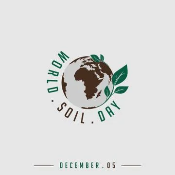 World soil day Stock Illustration