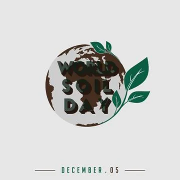 World soil day Stock Illustration