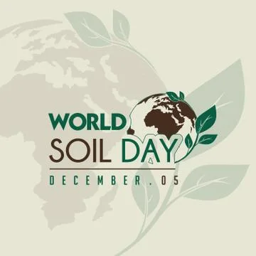 World soil day Stock Illustration