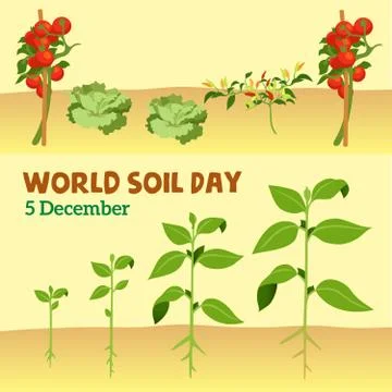 The World Soil Day Stock Illustration