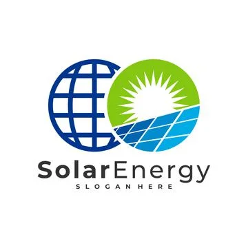 World Solar logo vector template, Creative Sun energy logo design concepts Stockillustratie