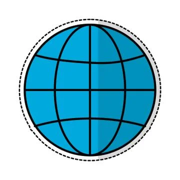 World sphere icon 스톡 일러스트