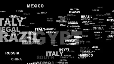 WORLD STATES Keywords Explosion Animation, Stock Footage