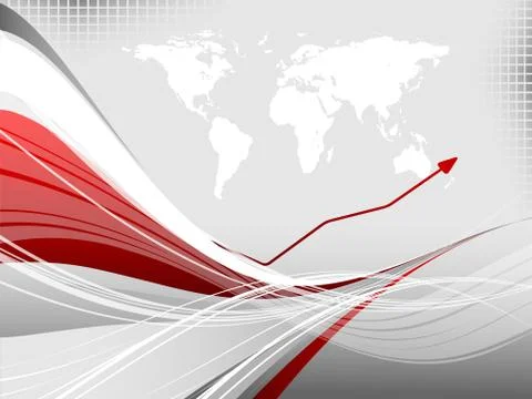 World statistic backdrop. eps10 Stock Illustration