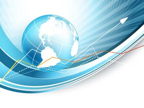 World statistic backdrop. eps10 Stock Illustration